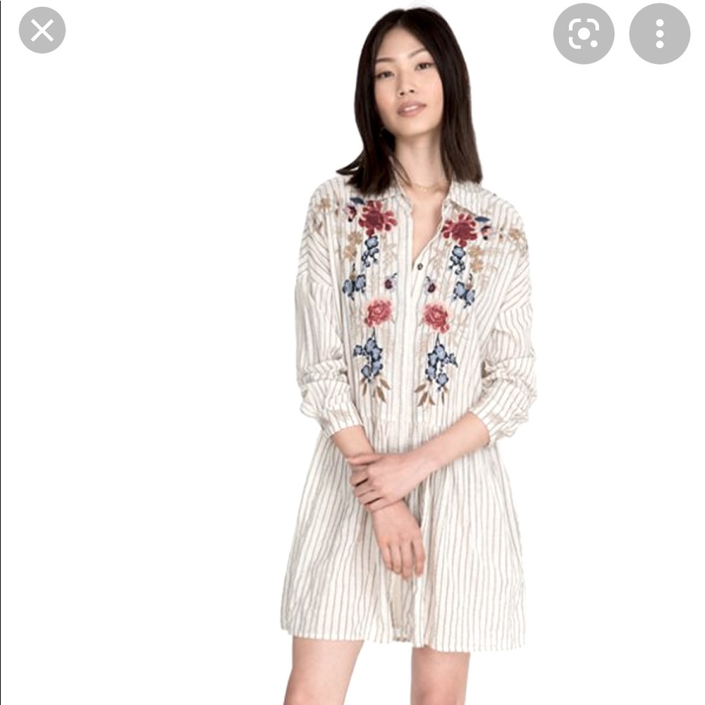 Johnny Was Palmyra Smock Shirt Tunic XS